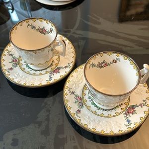 Antique Copeland Spode Cup & Saucer set of 2